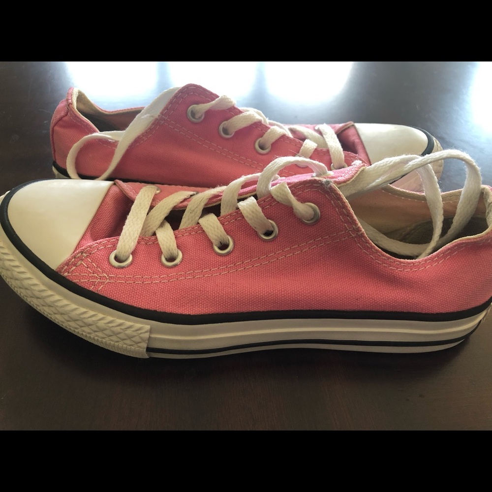 Girls Pink Converse